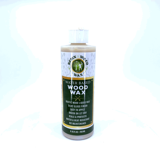 Robin Wood 2 in 1 wax and sealer. Water & heat resistant protects against stains & ring marks